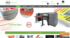 Desktop Screenshot of maxdisplays.com.au